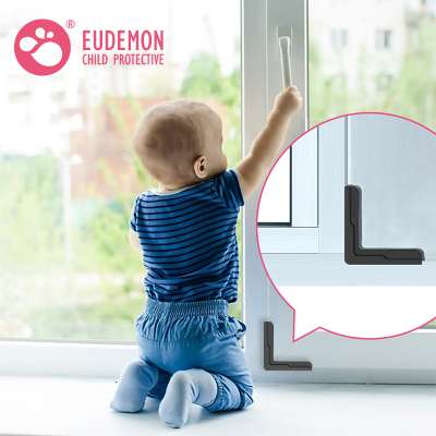 Child Proofing Protection Safety Corner Guard For French Door And Window