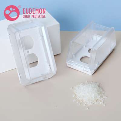 Modern Style Child Safety Plug Socket Box For Two Holes