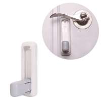 Child Proof Lever Door Lock Portable Adhesive Door Lever Lock  Plastic Child Safety